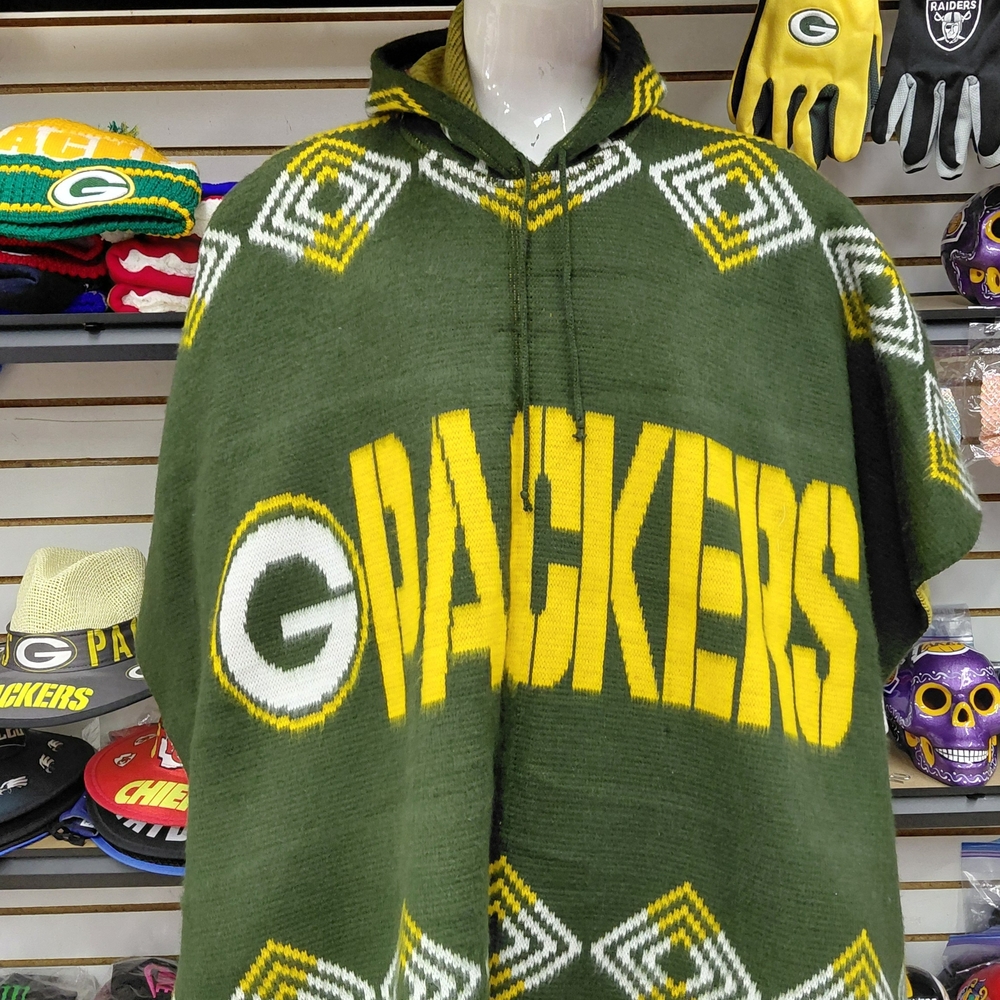 Green Bay Packers Hooded Sweater - Green and Yellow